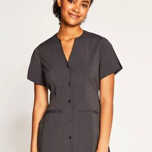 Chic Black Button-Up Dress